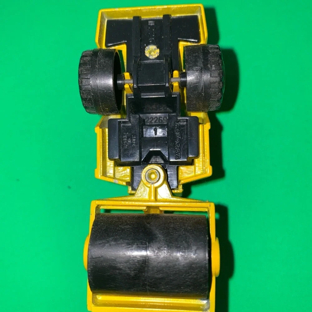 Majorette #211 Tractor & #226 steamroller 1/87 France‎ Vtg Toy Car Die-cast Set
